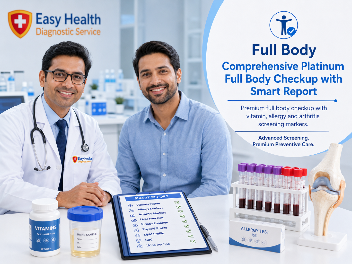 Comprehensive Platinum Full Body Checkup with Smart Report image